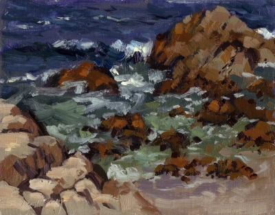 Seascape-Rocks-and-Surf-Pacific-Grove-CA