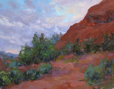 Desert Sky, Oil on Linen, 11x14