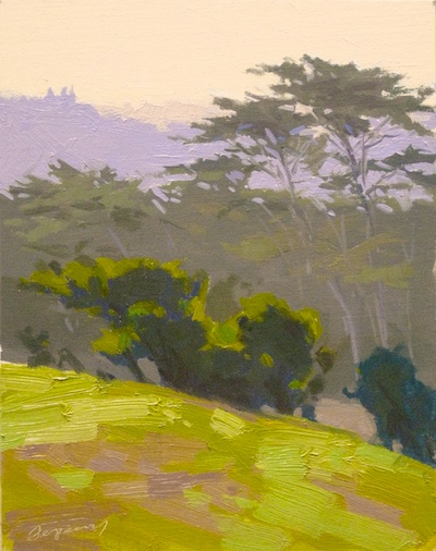 San Francisco Morning #2, Oil on Linen, 11x14