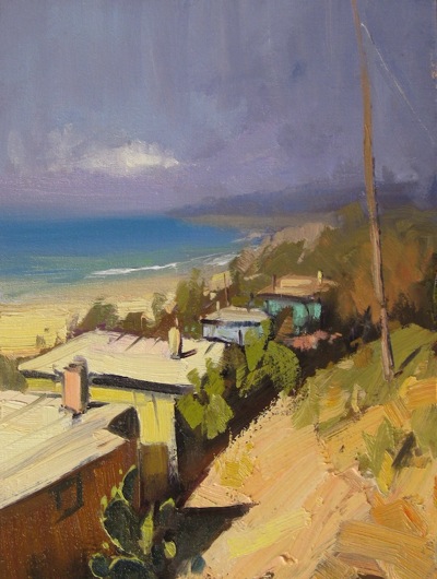Crystal Cove (after Colley Whisson), Oil on Linen, 16x12