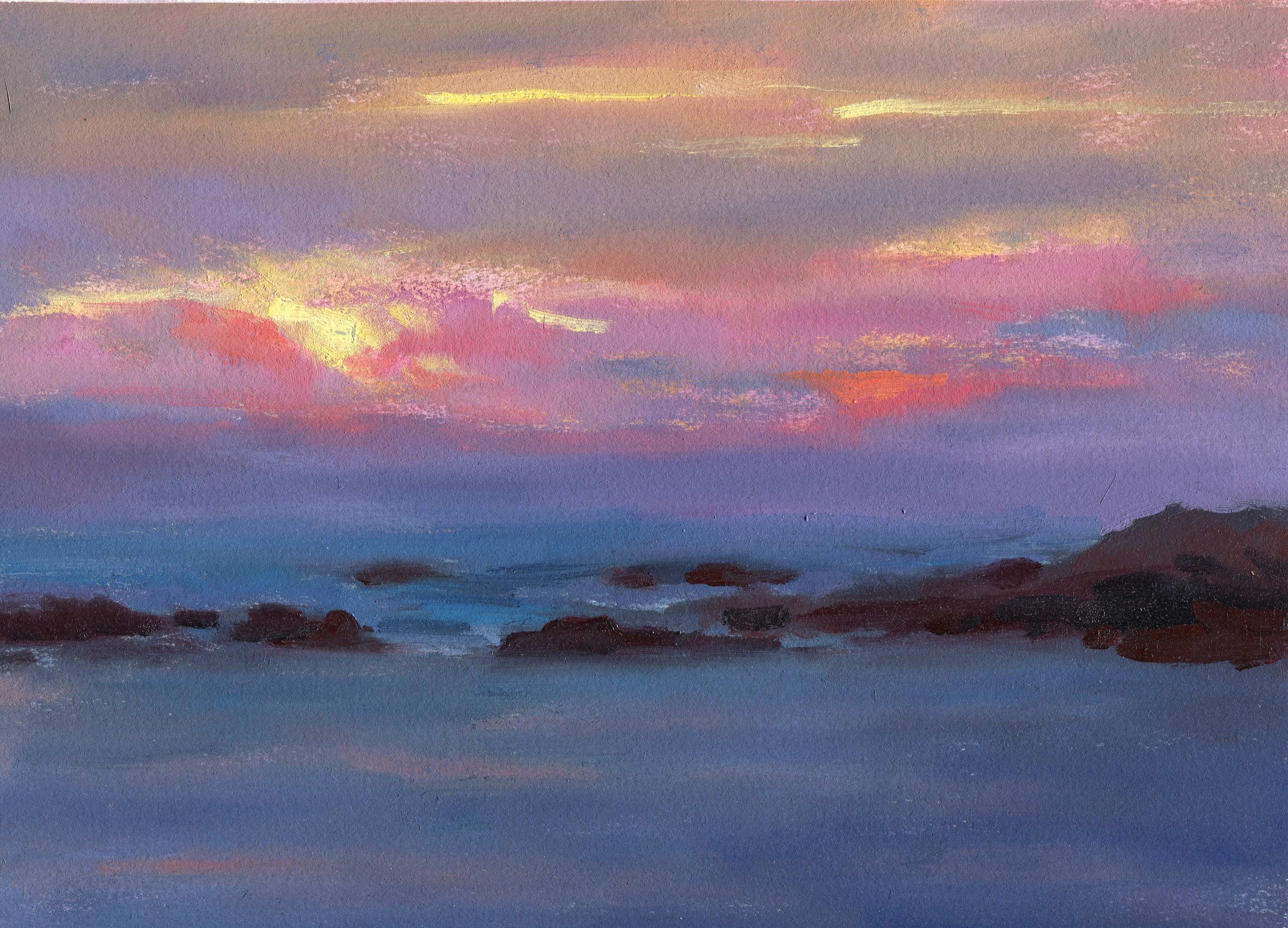 Ventura Sunset at Sea