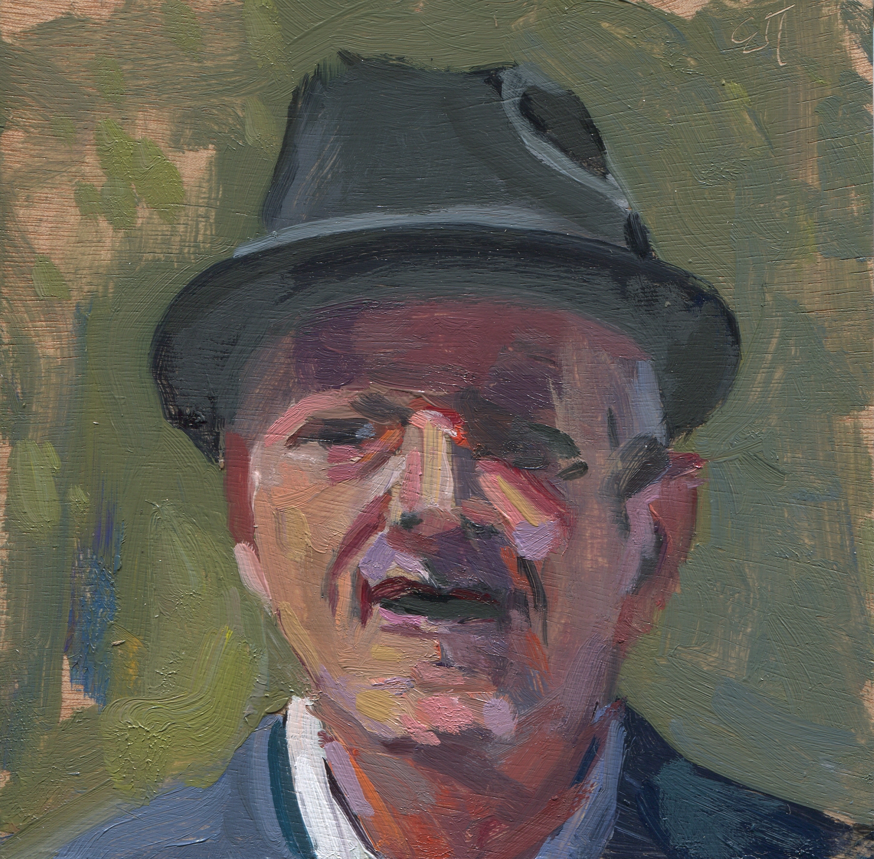 Untitled (Head with Hat)
