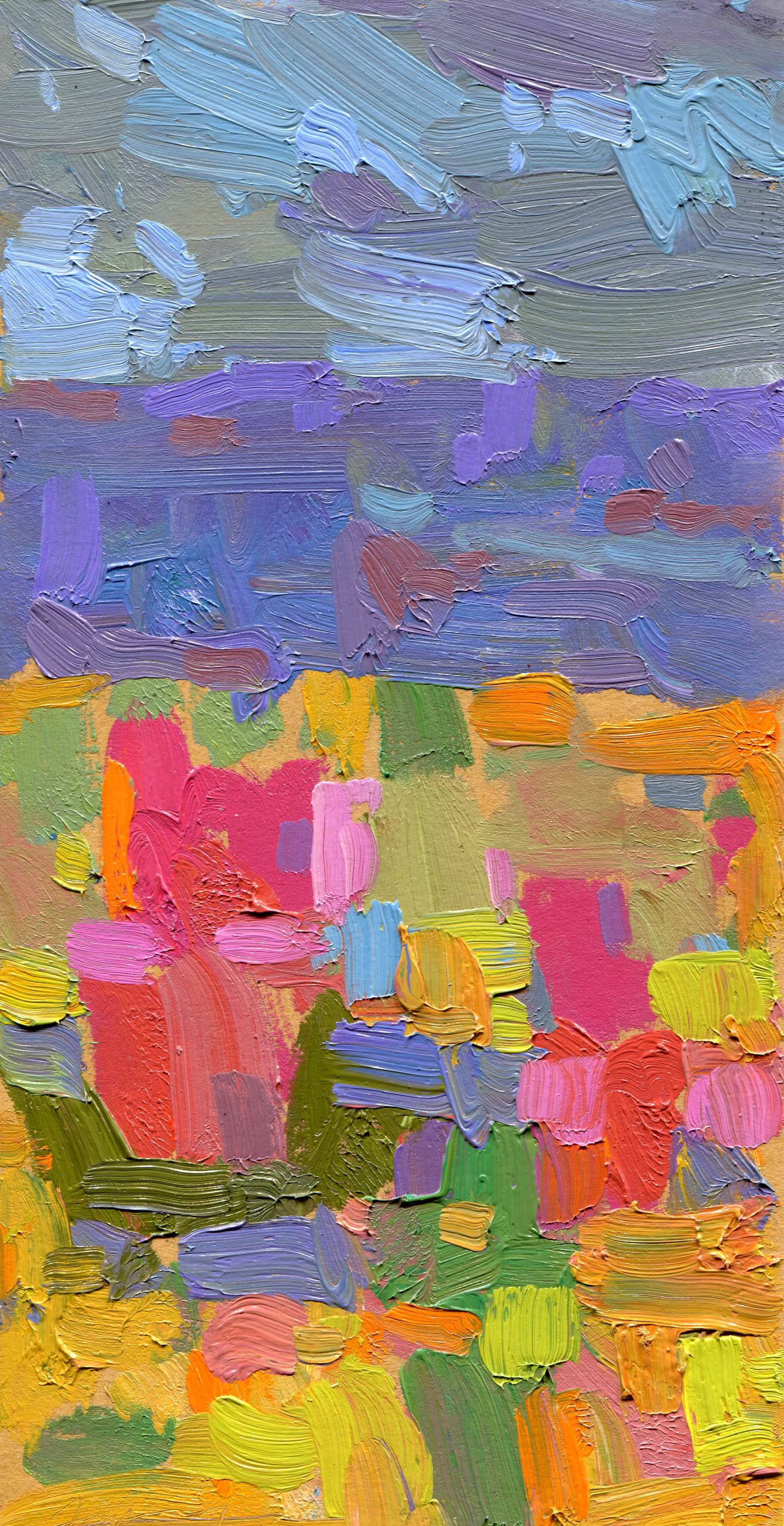 Abstract Landscape (Violet)