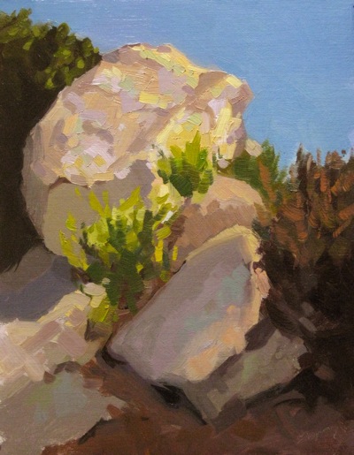 Late Afternoon Light, Oil on Linen, 12x16